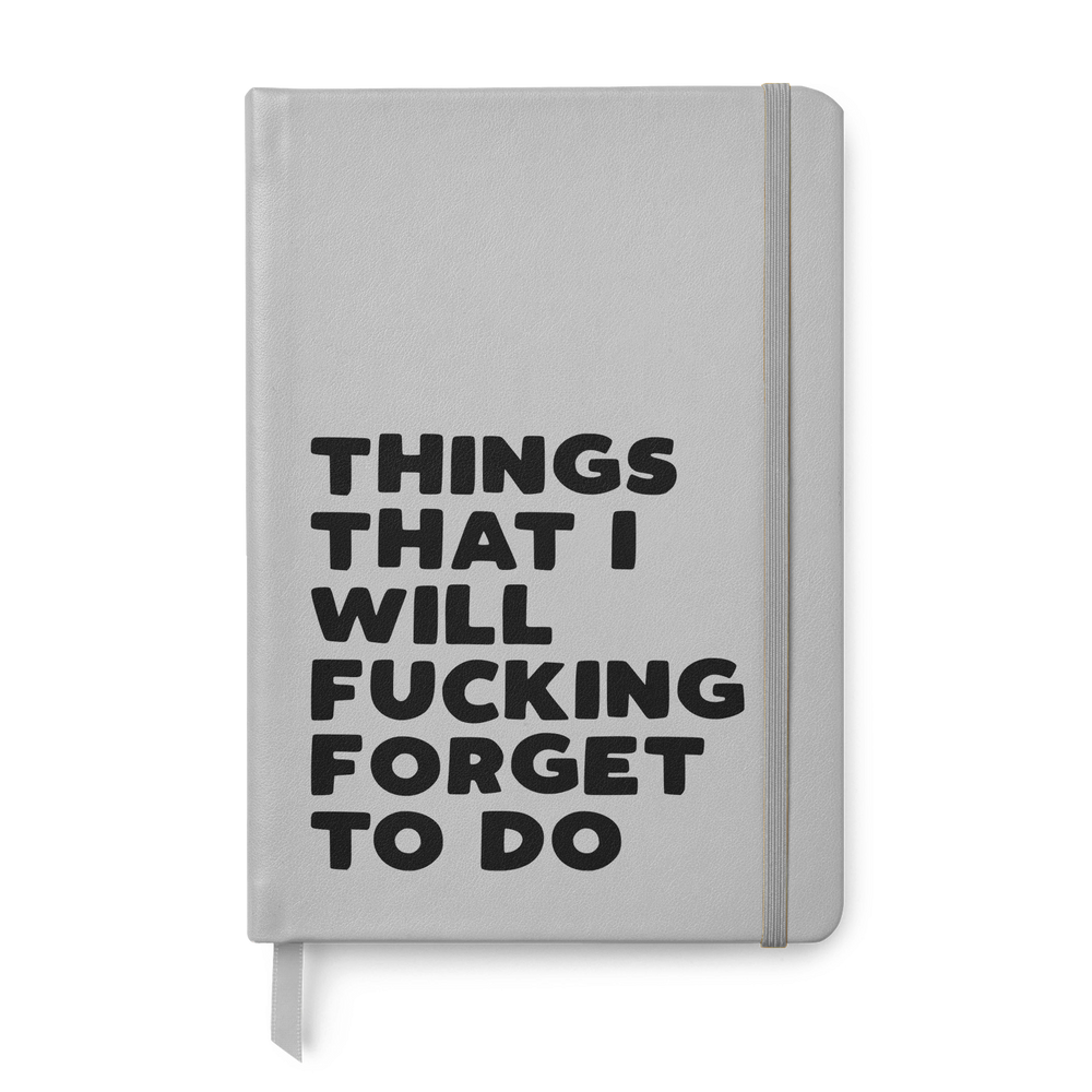 Things I Forget To Do Leather Style Notebook #5 image